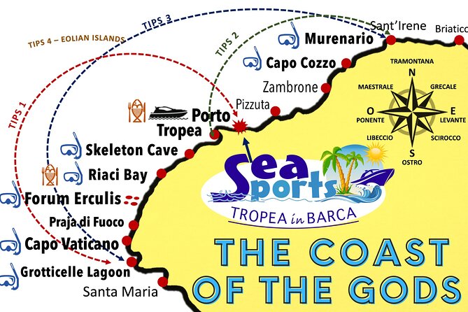 Amazing Boat Trip From Tropea to Capo Vaticano - 6 to 12 People - Activity Details