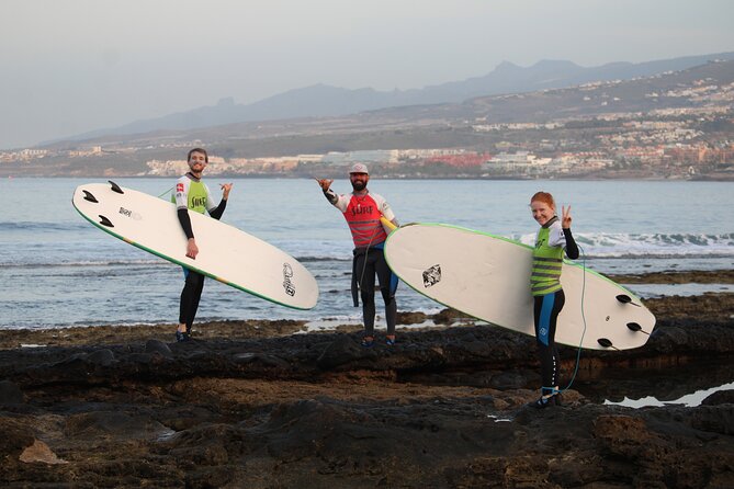 Group Surfing Lesson at Playa De Las Américas, Tenerife - Overview of the Experience