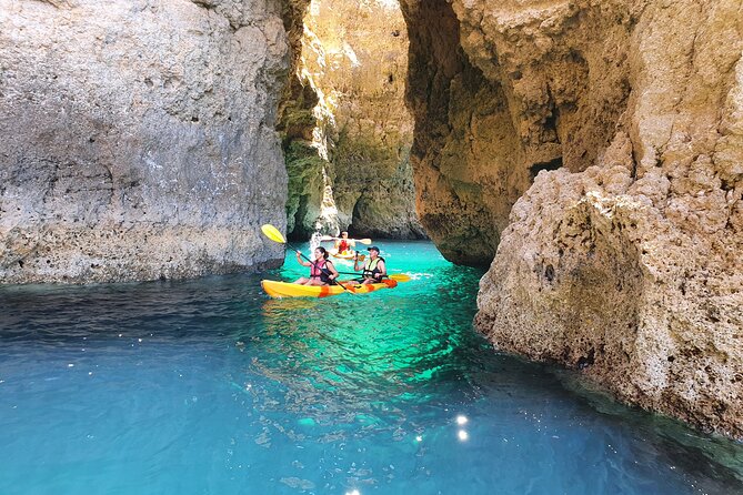 Kayak Adventure to Go Inside Ponta Da Piedade Caves/Grottos and See the Beaches