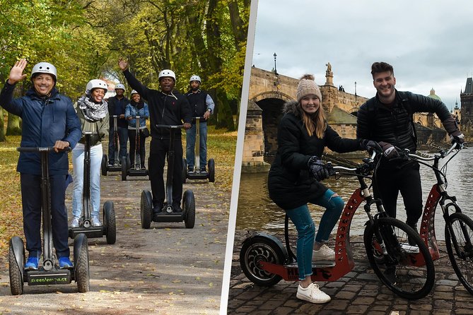 Prague Highlights Segway & E-Scooter Tour With Free Taxi Pick up