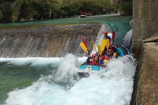 River Rafting at Voidomatis River!! Zagori Area - Paddle Downriver and Rapids Crossing