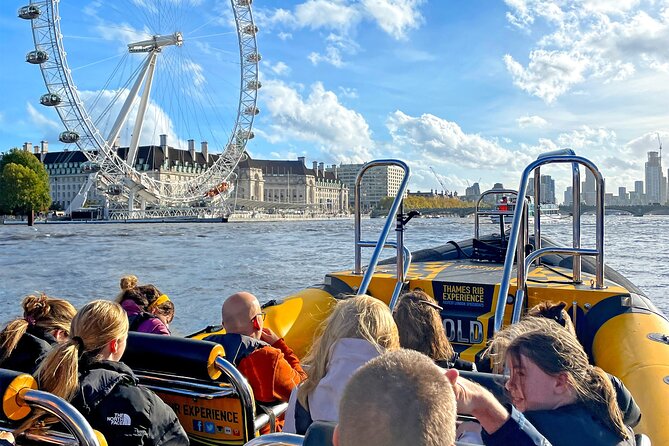 Speedboat Thames Barrier Experience To/From Embankment Pier – 70 Minutes