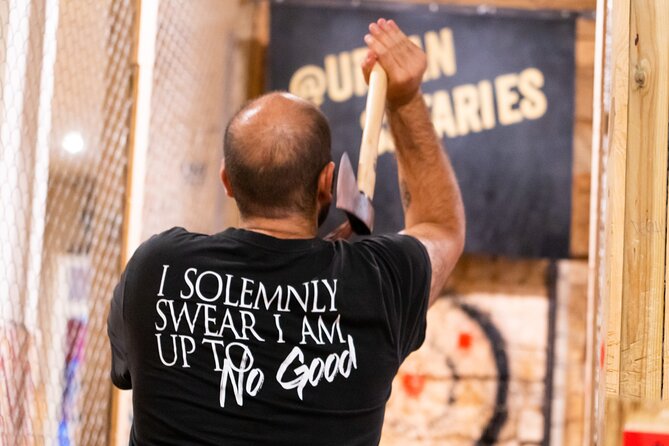 Axe Throwing 1 Hour Session - Included in the Session