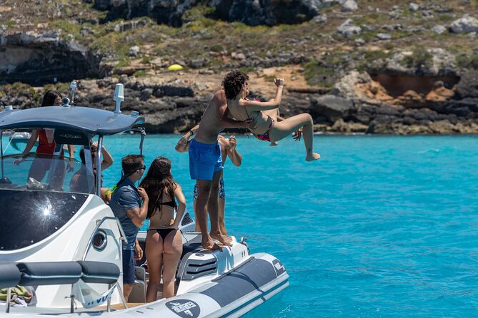 Boat Tour Egadi Day to Discover Favignana and Levanzo - Swimming, Snorkeling, and Leisure