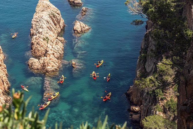 Costa Brava Day Adventure: Kayak, Snorkel & Cliff Jump With Lunch - Kayak Exploration of Coves and Caves