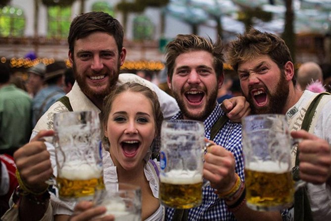 Munich Oktoberfest Tour With Hofbrau Beer Tent Tickets, Beer, Food - Meeting and Pickup