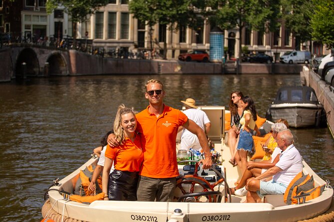 Amsterdam Canal Cruise Winner Best of the World, Bar on Board - Eco-Friendly Boat