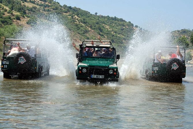 Marmaris Jeep Safari Tour With Waterfall and Water Fights - Tour Duration and Fitness Level
