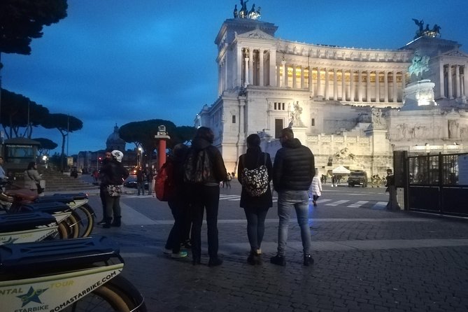 Rome by Night E-Bike Tour With Pizza Option - Included and Optional