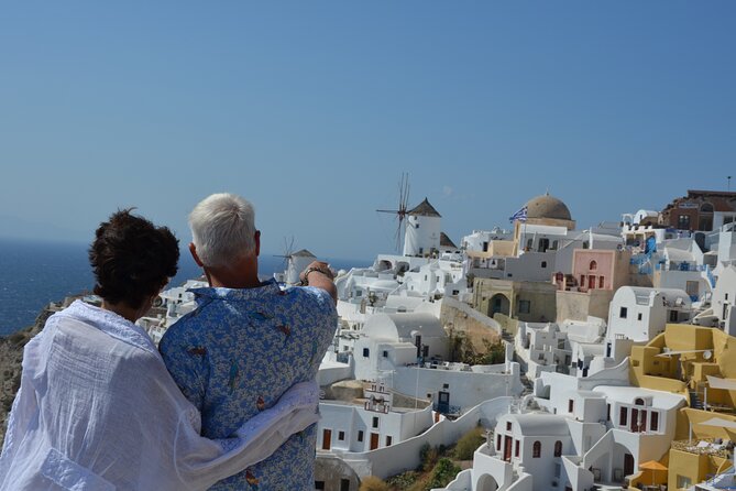 Santorini Highlights Small-Group Tour With Wine Tasting From Fira - Wine Tasting at Scenic Winery