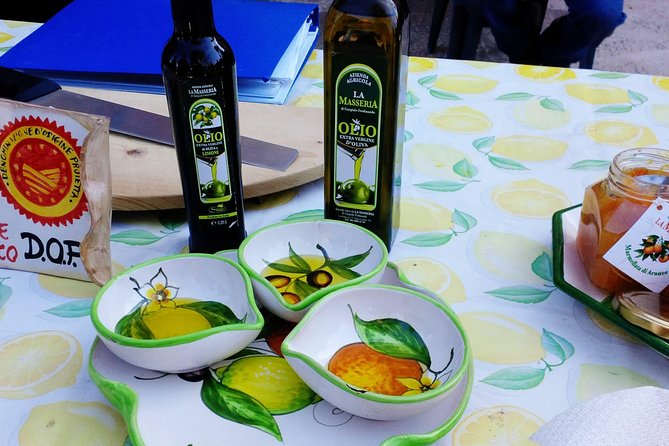 Sorrento Farm and Food Experience Including Olive Oil, Limoncello, Wine Tasting - Sampling the Farm Products and Limoncello