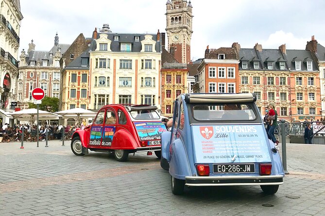 Unique Tour of Lille by Convertible 2CV - 1h00 - Designated City of Art and History