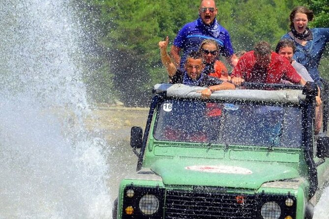 Marmaris Jeep Safari Tour With Waterfall and Water Fights - Pickup and Cancellation