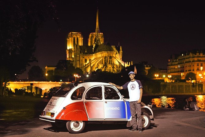 Paris and Montmartre 2CV Tour by Night With Champagne - Pickup and Accessibility