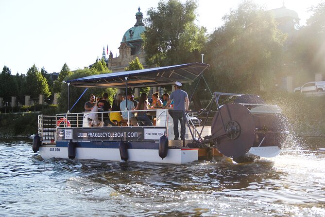 Prague Cycle Boat - The Swimming Beer Bike - Private Tour for Groups