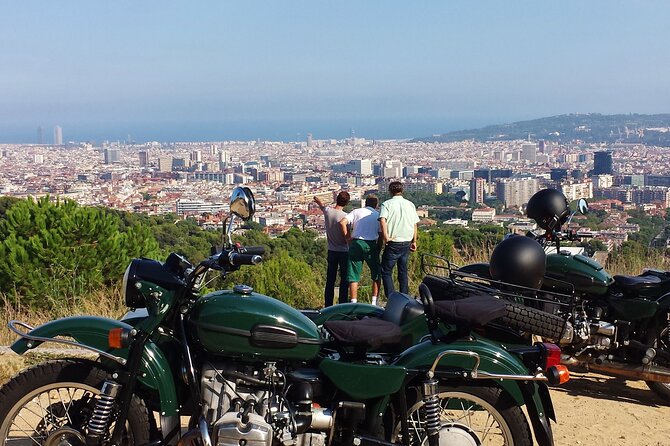 Half Day Barcelona Tour by Sidecar Motorcycle - Private and Guided Tour