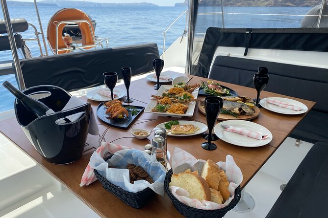 Half Day Premium Catamaran Cruise in Santorini Including Oia - Pickup and Meeting Points