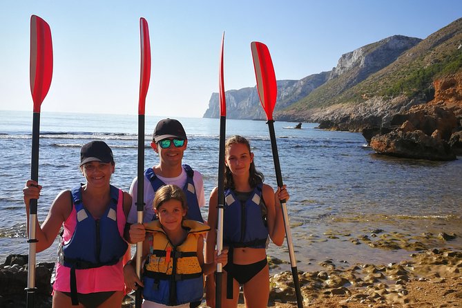 Kayak Denia Cova Tallada + Snorkeling + Speleology - Included in the Tour