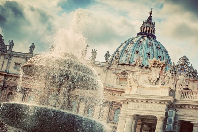 Rome: The Original Entire Vatican Tour & St. Peters Dome Climb - Papal Sarcophagi (Vatacombs)