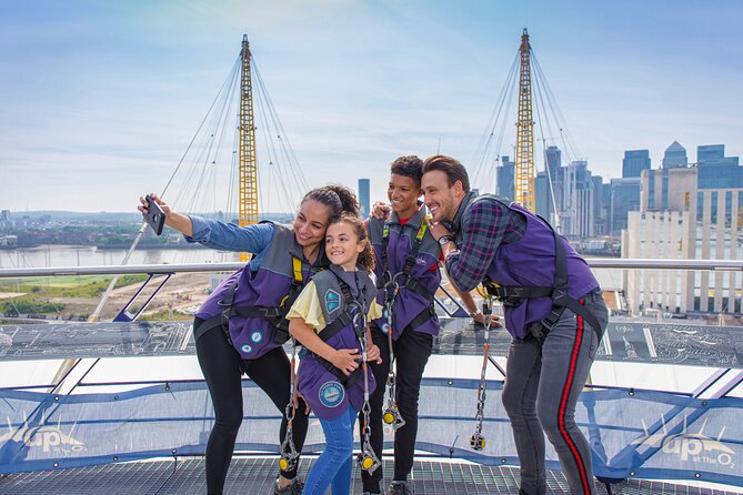 Up at The O2 Climb in London - Age and Size Requirements