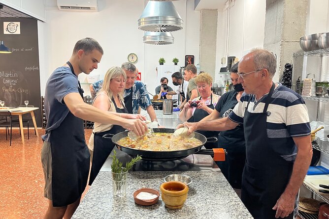 Valencian Paella Cooking Class, Tapas and Visit to Ruzafa Market. - Savoring the Paella