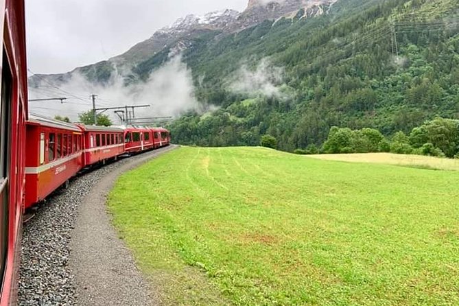Milan Bernina Scenic Train Ride on the Swiss Alps. Small-Group - Bernina Train Ride Experience