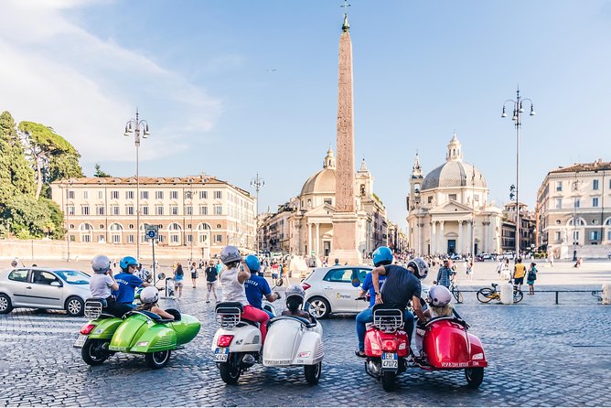 Vespa Sidecar Tour in Rome With Cappuccino - Panoramic Lookout Points