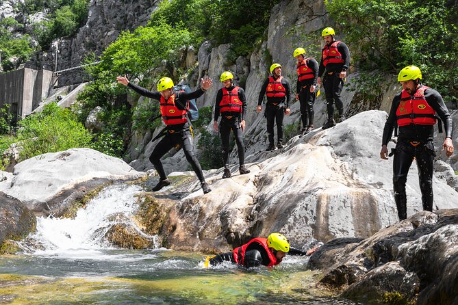 Extreme Canyoning on Cetina River From Split - Group Size and Safety Measures