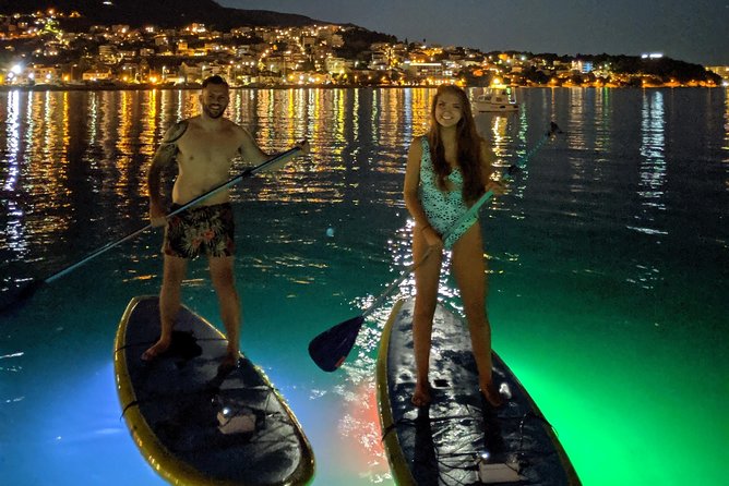 Glowing Stand-Up Paddle Experience in Split - Illuminated Underwater World
