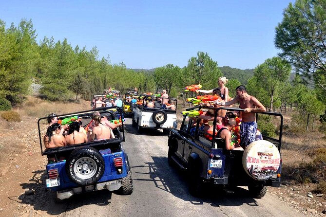 Marmaris Jeep Safari Tour With Waterfall and Water Fights - Waterfall Visit