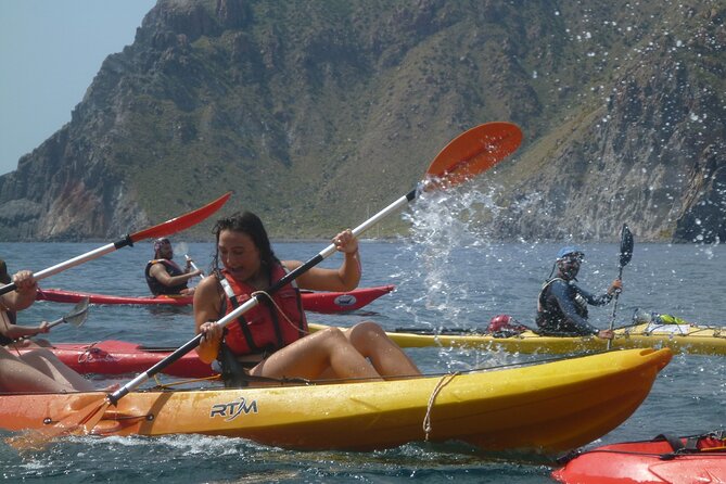Private Tour Explore Vulcano Island by Kayak & Coasteerin - Options for All Skill Levels