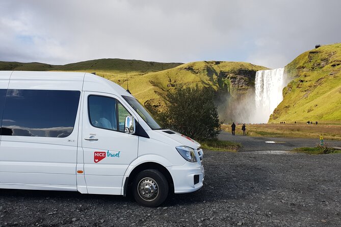 South Coast Waterfalls, Black Beach and Glacier Adventure Tour - Glacier Hiking Experience