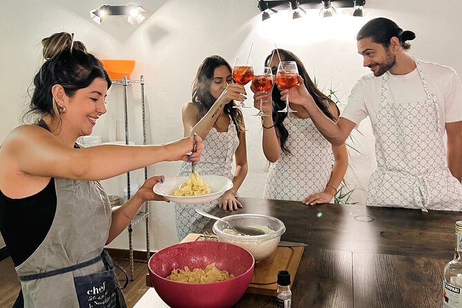 Spritz and Spaghetti: Small Group Tipsy Cooking Class - Cancellation and Additional Information