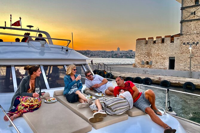 Bosphorus Sunset Luxury Yacht Cruise With Snacks and Live Guide - Booking and Cancellation