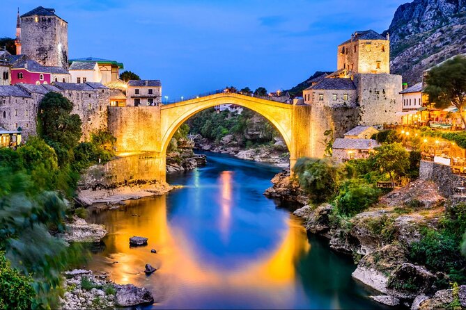Bosnia Day Trip: Mostar and Kravice Waterfalls by Luxury Minibus - Key Points