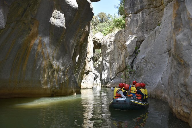 Gorges of Tiberius in Rubber Dinghy, Unesco Geopark Site - Key Points