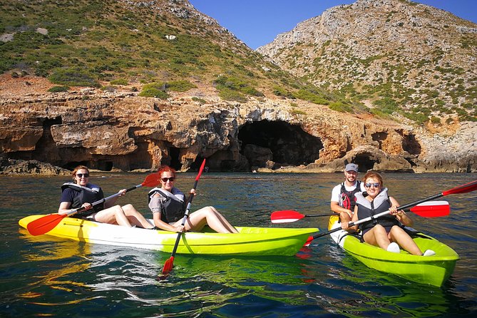 Kayak Denia Cova Tallada + Snorkeling + Speleology - Key Points