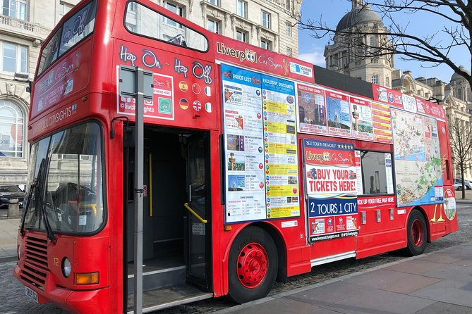 Liverpool City Sights Hop On Hop Off City Tour - 24hr Ticket - Just The Basics