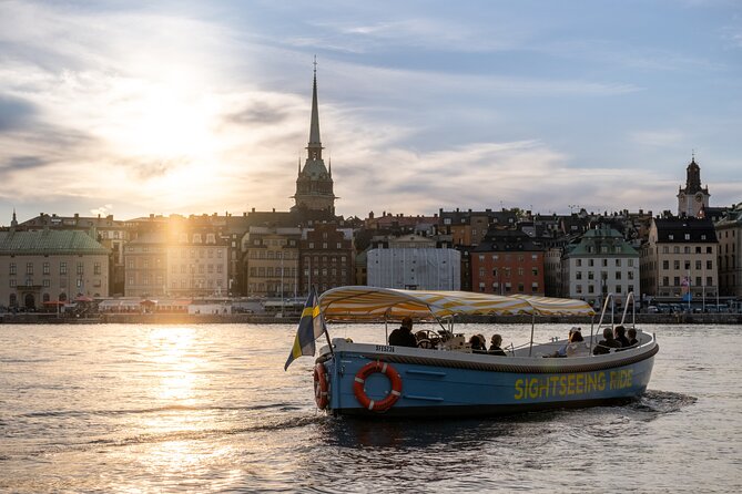 Open Electric Boat Ride in Stockholm - Key Points