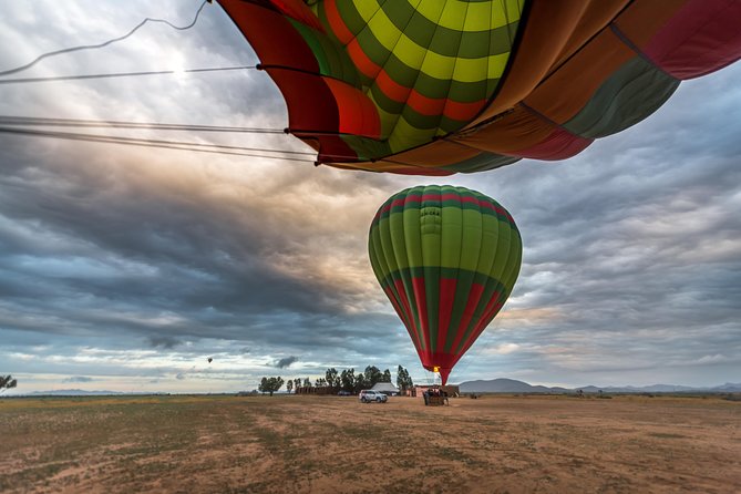 1 Hour Private Top Vip Hot Air Balloon Flight North Marrakech With Breakfast Stunning Aerial Views Of Marrakech Landscapes