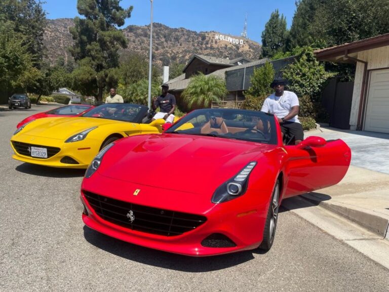 20 Min Ferrari Driving Tour In Hollywood Tour Overview