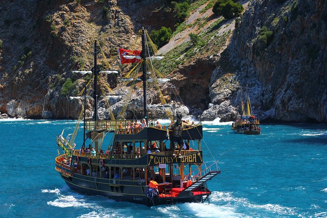 Alanya Pirate Boat With Lunch And Drinks Overview Of The Tour