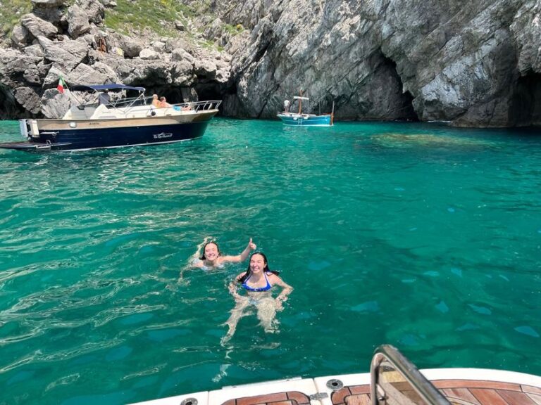 All Inclusive Blue Grotto Visit And Capri Private Boat Tour Overview Of The Tour