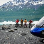 Anchorage: Heli E Biking Adventure Helicopter Ride Over Knik River Valley