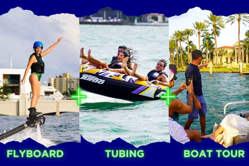 Aqua Excursion - Flyboard + Tubing + Boat Tour - Whats Included