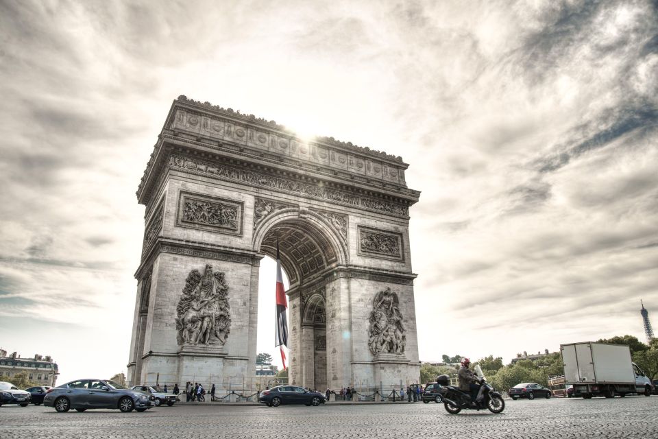 Arc De Triomphe Walking Tour:Paris Views and Macaron Tasting - Tour Duration and Highlights