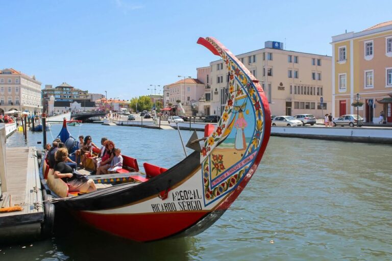 Aveiro: Traditional Moliceiro Boat Tour Tour Route