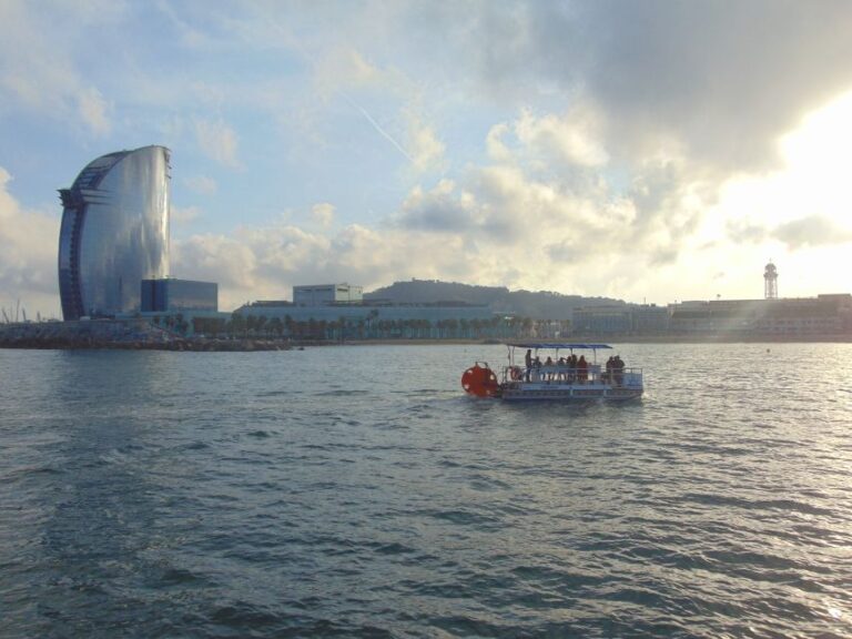 Barcelona: 1.5 Hour Private Scenic Pedal Boat Tour Tour Details