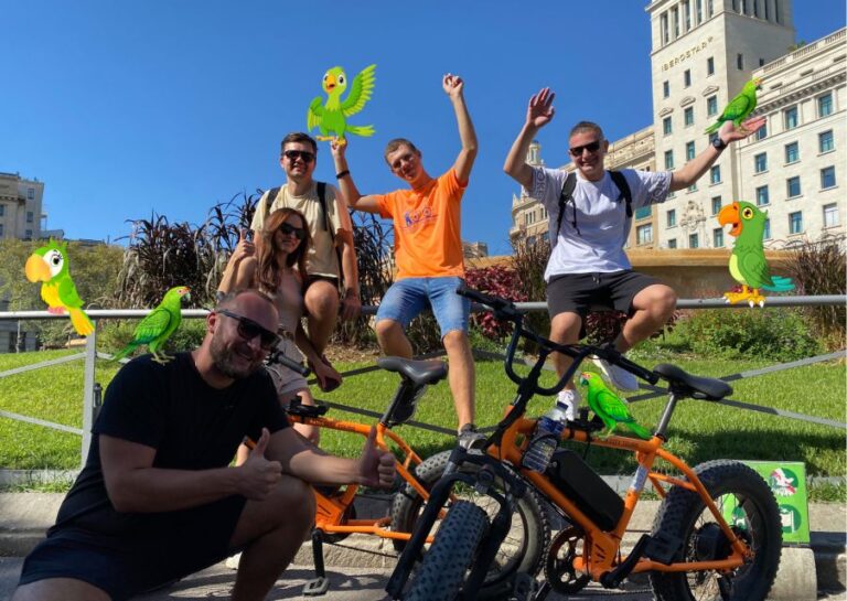 Barcelona: Top-20 City Sights Bike/eBike Guided Private Tour