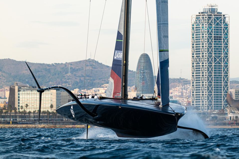 Barcelona: Watch the America's Cup  on a Sailing Yacht - Excitement of the Americas Cup